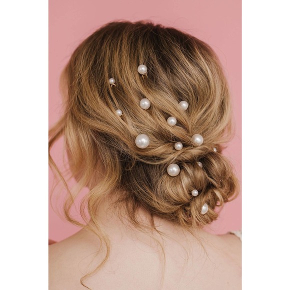 Margot Pearl Boho Pins Prom Bridal Costumes Fairy Festivals 9 piece - Picture 1 of 3